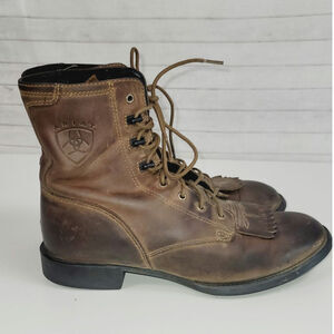 Ariat Heritage Lacer Western Boots in Brown, sz 8